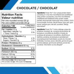Biox Power Whey Complex Nutrition Facts