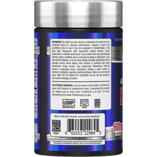 ALLMAX ASHWAGANDHA KSM-66 Warnings