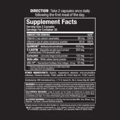 Allmax AllFlex Supplement Facts