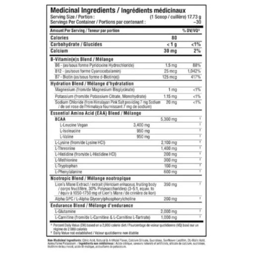 Allmax MuscleEaa Xtreme Nutrition Facts