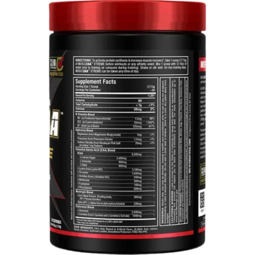 Allmax MuscleEaa Xtreme Nutrition Facts
