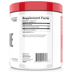 SAN Performance Glutamine Nutrition Facts