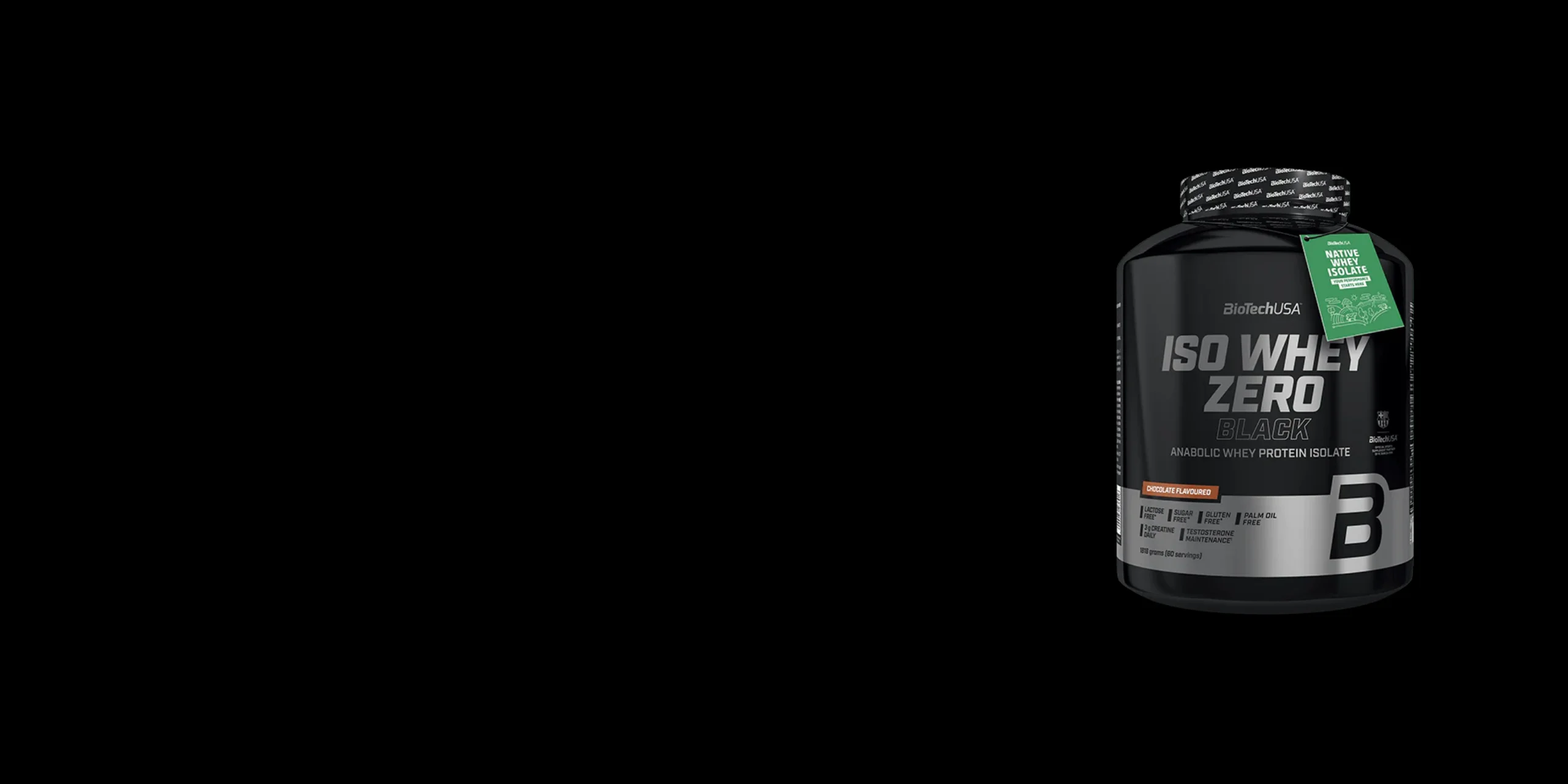 Biotech Iso Zero Black Banner